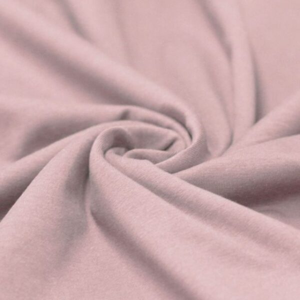 Bomuldsjersey - gammel rosa
