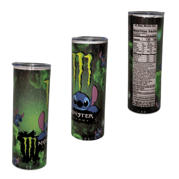 Tumbler - cute monster grøn