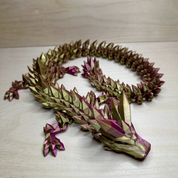 krystal drage - 3D printet - Image 2