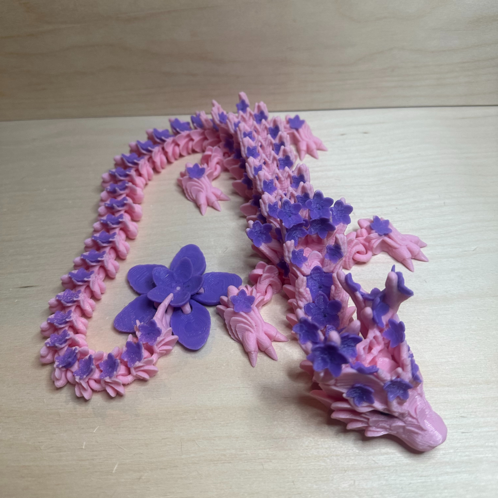 Cherry Blossom - 3D-printet drage
