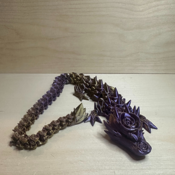 Rose dragon - 3D-printet drage - Image 5