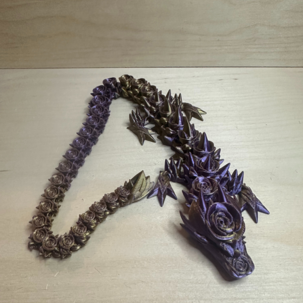 Rose dragon - 3D-printet drage - Image 4