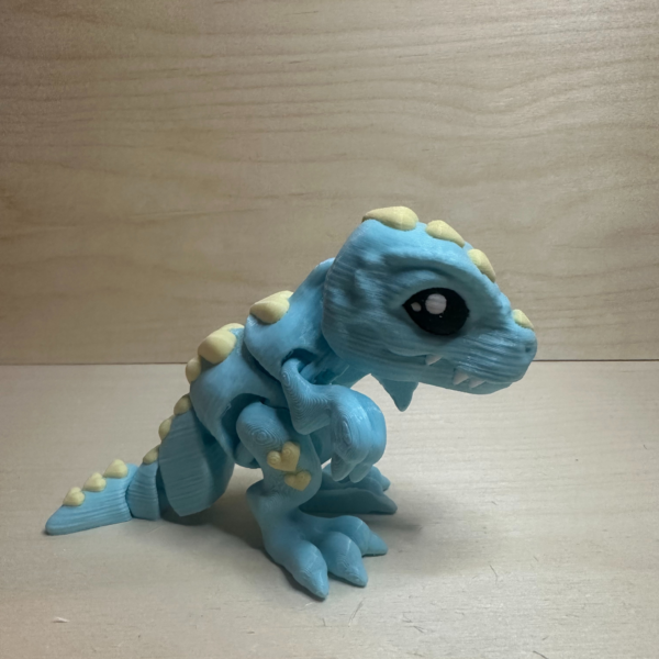 Hjerte T-rex - 3D-printet dinosaur - Image 2