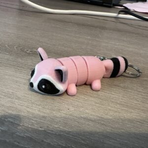 Flexi racoon nøglering